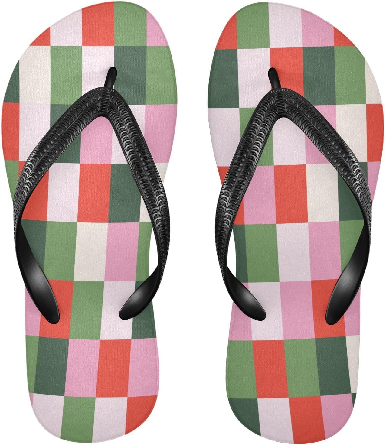 Цветные шлепанцы в клетку с ремешком между пальцев, пляжные резиновые сандалии с нескользящей подошвой, летние тапочки для прогулок для женщин и мужчин Sinestour, Colorful Checkerboard Plaid
Цветные шлепанцы в клетку с ремешком между пальцев, пляжные резиновые сандалии с нескользящей подошвой, летние тапочки для прогулок для женщин и мужчин Sinestour, Colorful Checkerboard Plaid