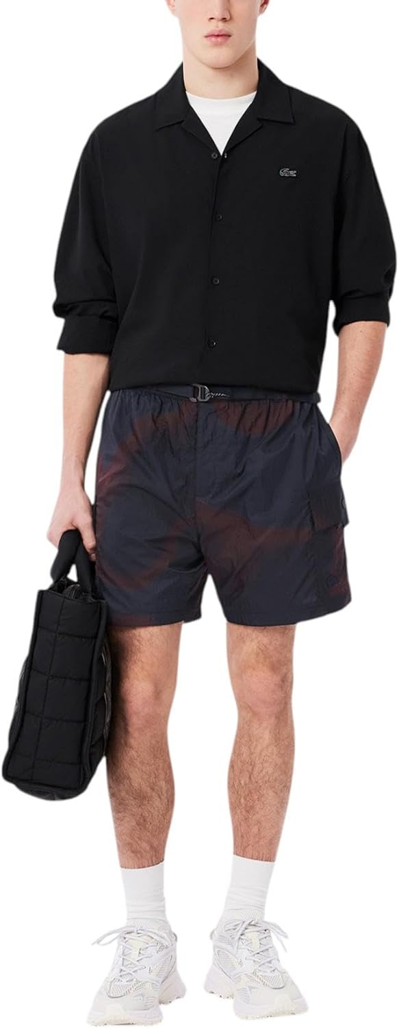 Шорты карго Lacoste мужские Relaxed Fit Ultra Light, Navy Blue & Espresso Brown
Шорты карго Lacoste мужские Relaxed Fit Ultra Light, Navy Blue & Espresso Brown