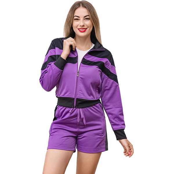 Женский летний сет: куртка и шорты Royal Threads Canada, Purple
Женский летний сет: куртка и шорты Royal Threads Canada, Purple