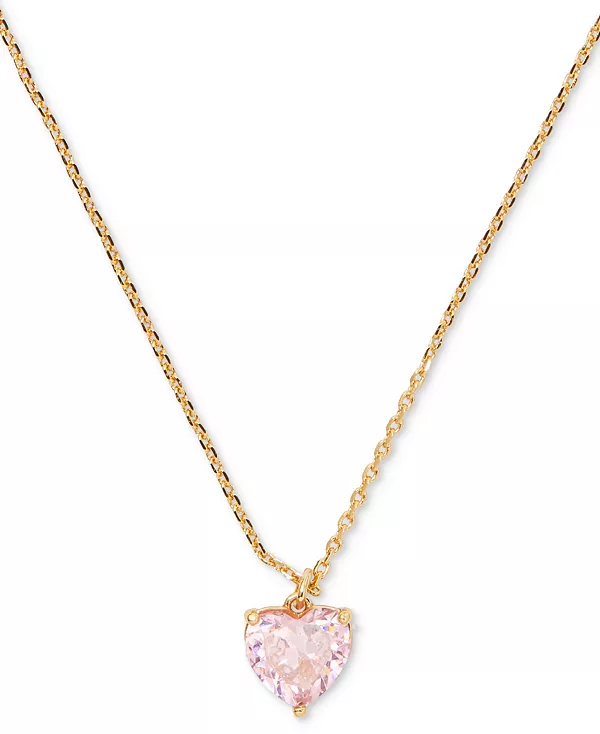 Ожерелье с подвеской в форме сердца из золотистого камня, 16 дюймов + удлинитель 3 дюйма Kate Spade New York, rose
Ожерелье с подвеской в форме сердца из золотистого камня, 16 дюймов + удлинитель 3 дюйма Kate Spade New York, rose
