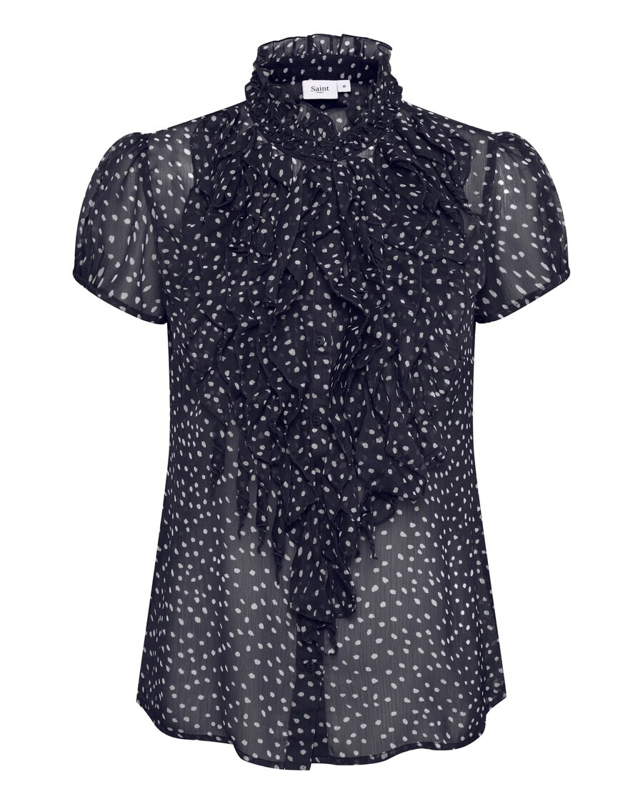 Блузка с коротким рукавом SAINT TROPEZ Blouse Lilja, ночной синий
Блузка с коротким рукавом SAINT TROPEZ Blouse Lilja, ночной синий