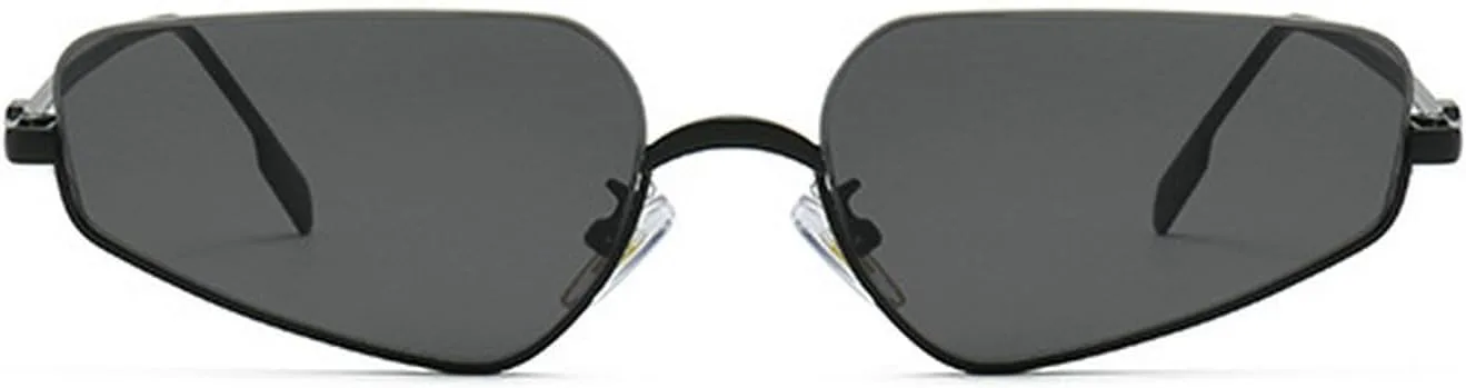 Laureles Модные солнцезащитные очки «кошачий глаз» в форме многоугольника для женщин, винтажные металлические очки в полуоправе цвета шампанского для мужчин, C1
Laureles Модные солнцезащитные очки «кошачий глаз» в форме многоугольника для женщин, винтажные металлические очки в полуоправе цвета шампанского для мужчин, C1