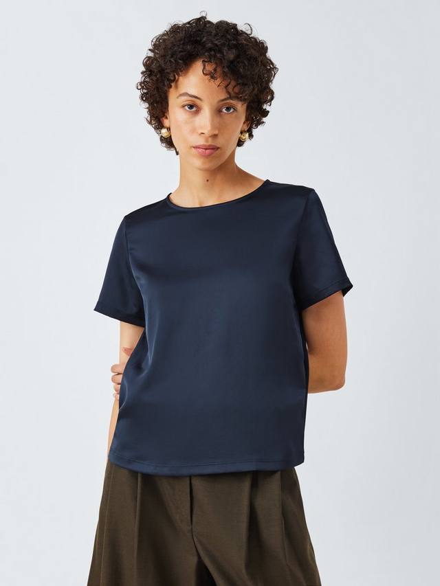 Футболка Gilbert с коротким рукавом из сатина и джерси Weekend MaxMara, Navy
Футболка Gilbert с коротким рукавом из сатина и джерси Weekend MaxMara, Navy