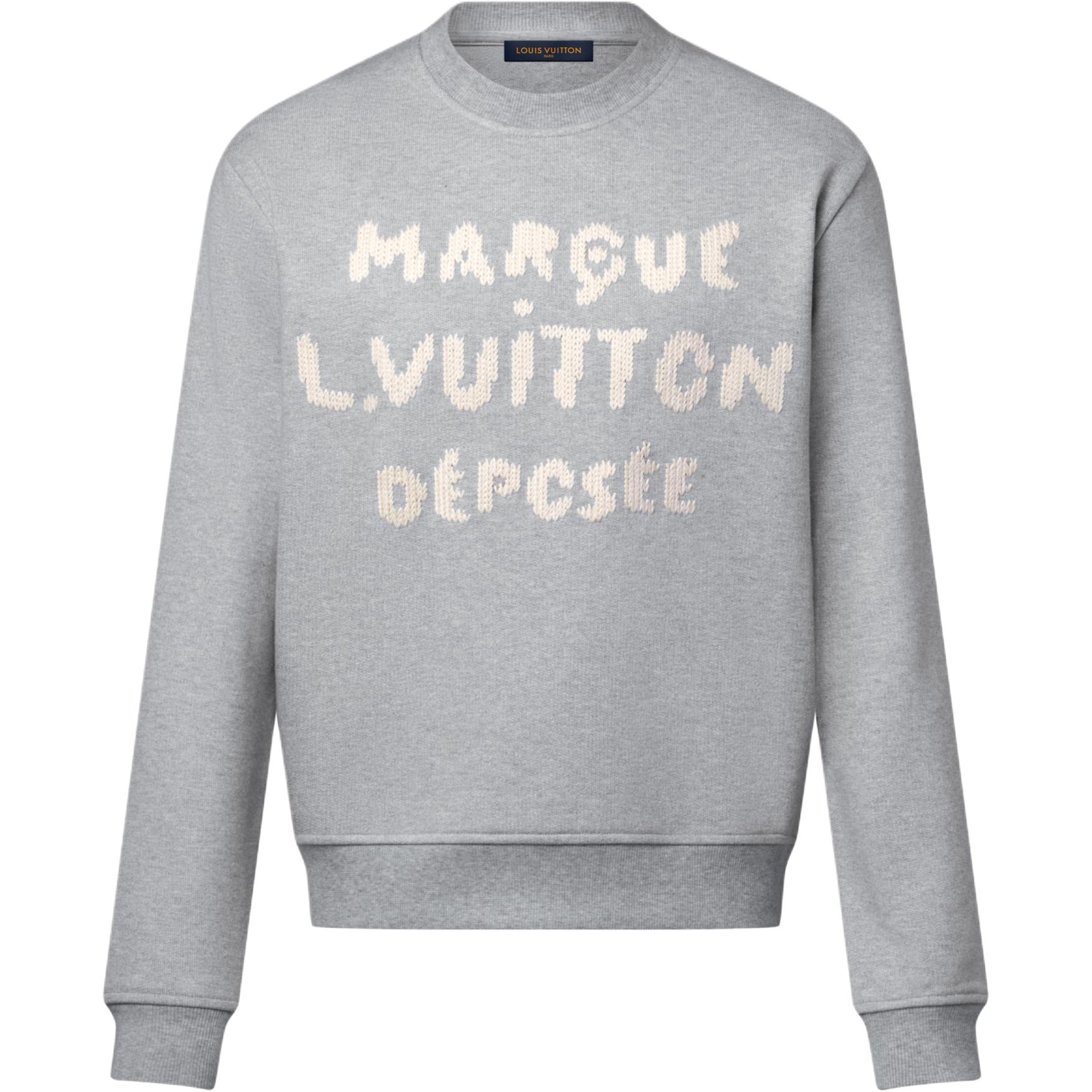 Вышитый свитшот с логотипом LOUIS VUITTON, серый
Вышитый свитшот с логотипом LOUIS VUITTON, серый