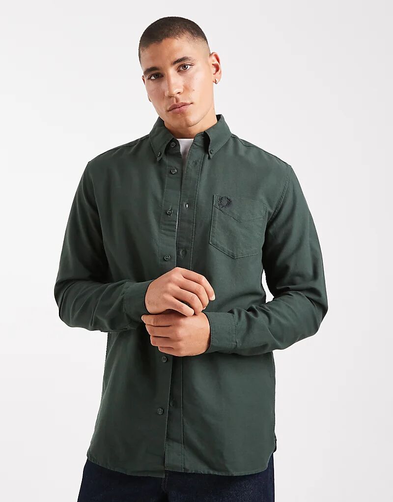 Рубашка Оксфорд Fred Perry цвета хаки
Рубашка Оксфорд Fred Perry цвета хаки
