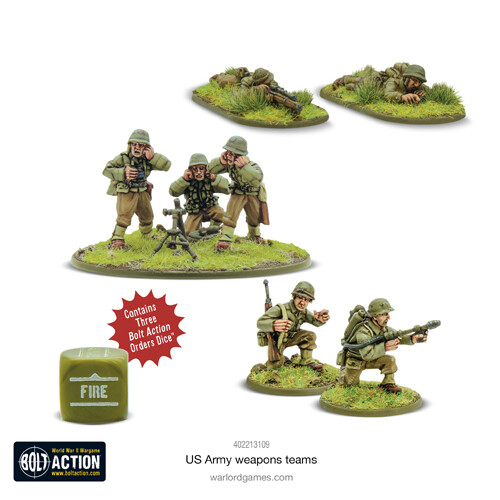 Фигурки Us Army Weapons Teams Warlord Games
Фигурки Us Army Weapons Teams Warlord Games