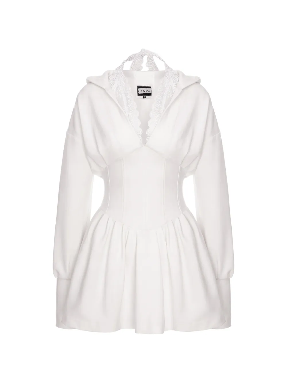 Платье с капюшоном Karol Hamza, белый
Платье с капюшоном Karol Hamza, белый