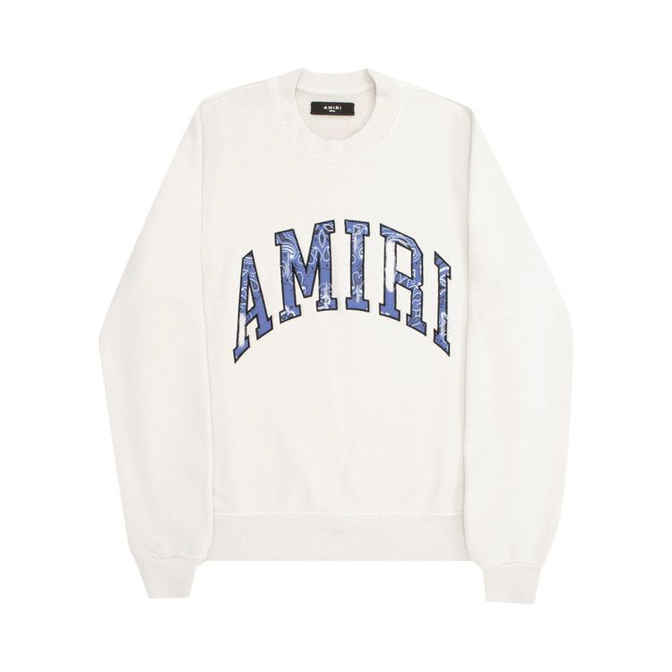 Свитер Amiri Bandana Applique Crew, White/Blue
Свитер Amiri Bandana Applique Crew, White/Blue