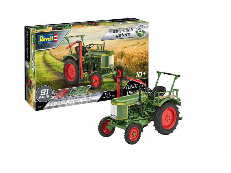 Пластиковая модель трактора Fendt F-20 Dieselross Revell
Пластиковая модель трактора Fendt F-20 Dieselross Revell
