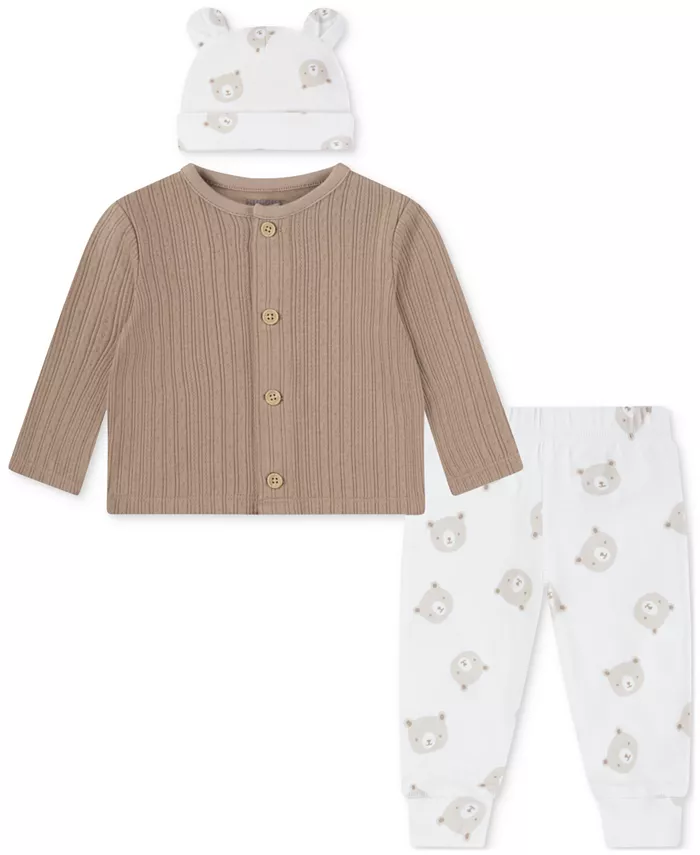 Комплект для мальчиков: кардиган, брюки и шапочка (3 предмета) Huggies, коричневый
Комплект для мальчиков: кардиган, брюки и шапочка (3 предмета) Huggies, коричневый