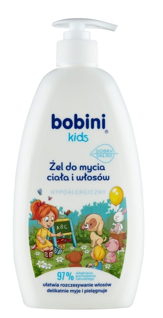 Bobini Kids гель для мытья тела и волос детский, 500 ml
Bobini Kids гель для мытья тела и волос детский, 500 ml
