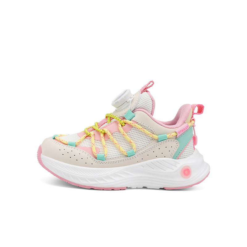 Износостойкие, дышащие, нескользящие, низкие детские кроссовки для бега ST&SAT, розовый 
Износостойкие, дышащие, нескользящие, низкие детские кроссовки для бега ST&SAT, розовый