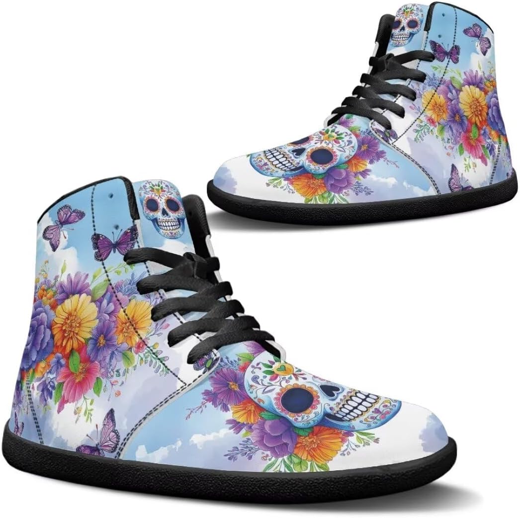 Мужские босоножки Легкие противоскользящие повседневные кроссовки Высокие спортивные кеды с нулевой подошвой Getelinseng, Skull Blossom
Мужские босоножки Легкие противоскользящие повседневные кроссовки Высокие спортивные кеды с нулевой подошвой Getelinseng, Skull Blossom