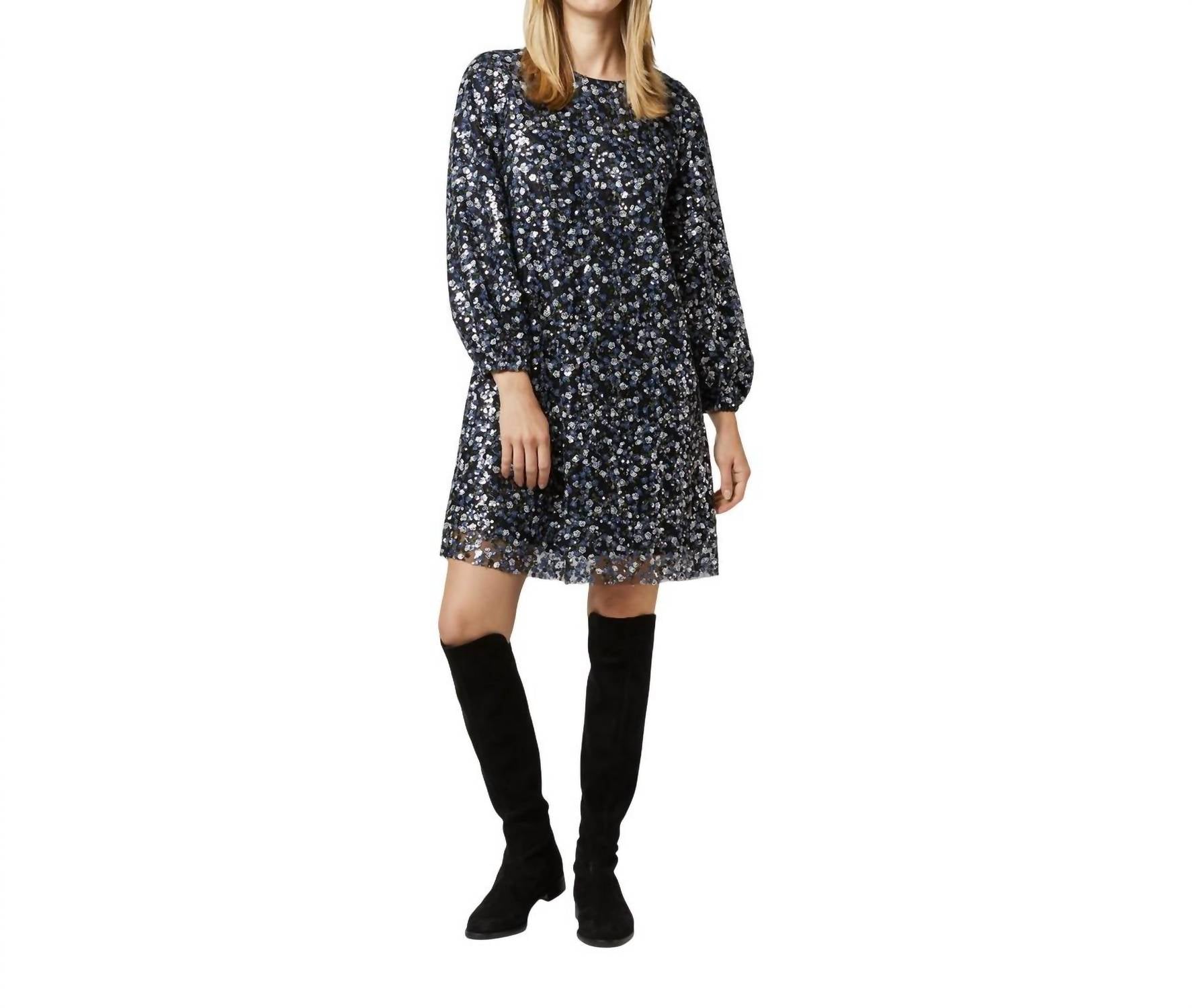 Платье Francine синего цвета с вышивкой в виде разноцветных блесток Ann Mashburn
Платье Francine синего цвета с вышивкой в виде разноцветных блесток Ann Mashburn