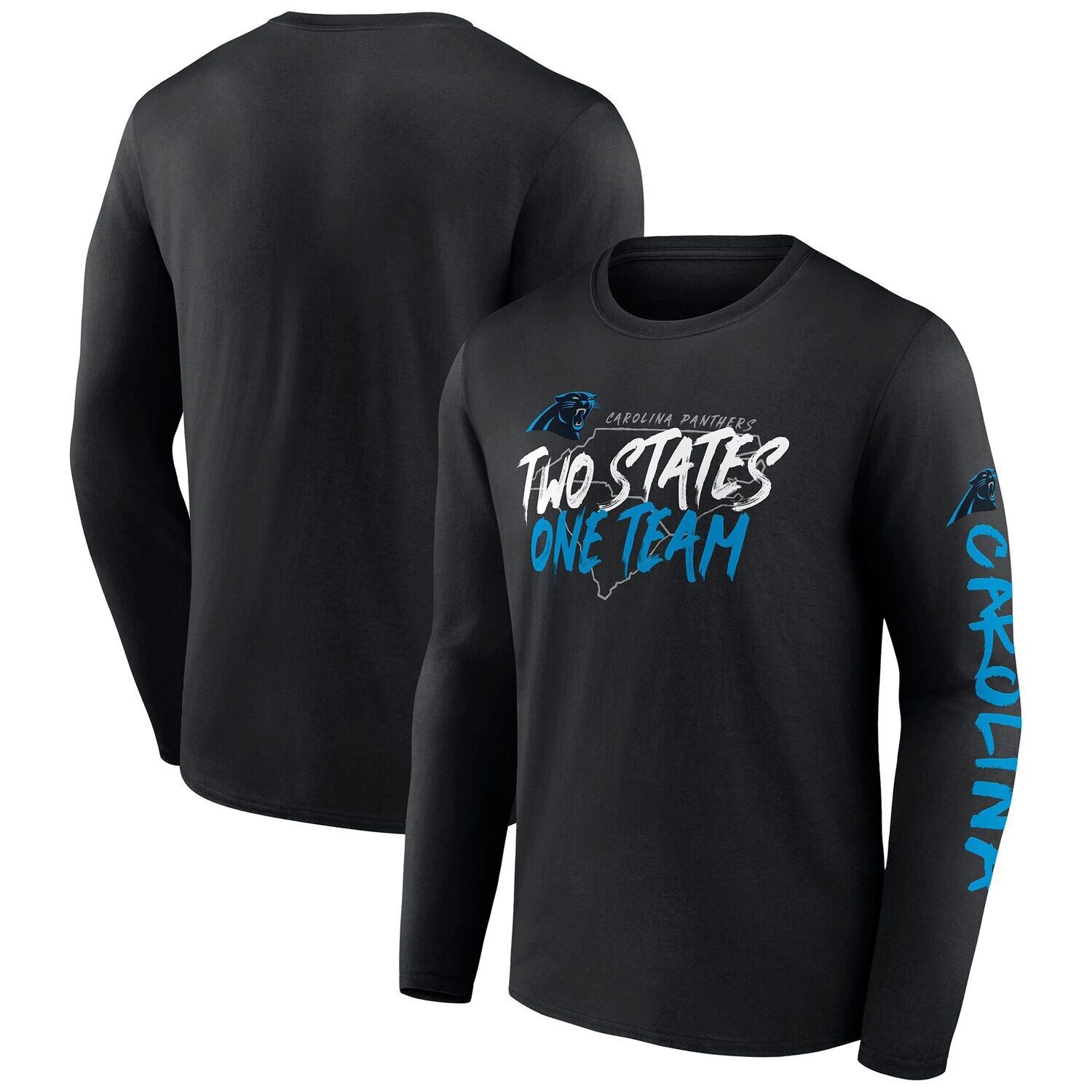 Мужская фирменная футболка с длинными рукавами Black Carolina Panthers Hometown Collection Fanatics
Мужская фирменная футболка с длинными рукавами Black Carolina Panthers Hometown Collection Fanatics