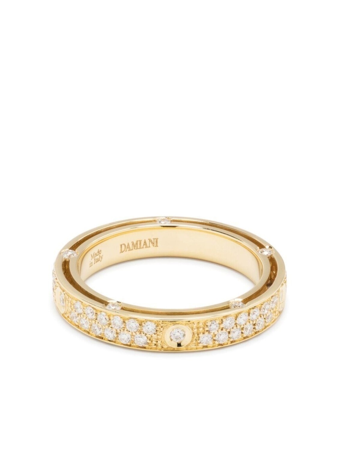 Кольцо D.Side из желтого золота с бриллиантами Damiani, желтый
Кольцо D.Side из желтого золота с бриллиантами Damiani, желтый