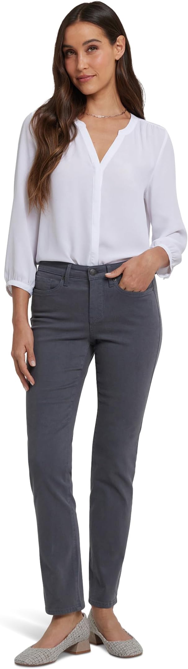 Джинсы NYDJ Sheri, цвет Vintage Charcoal
Джинсы NYDJ Sheri, цвет Vintage Charcoal