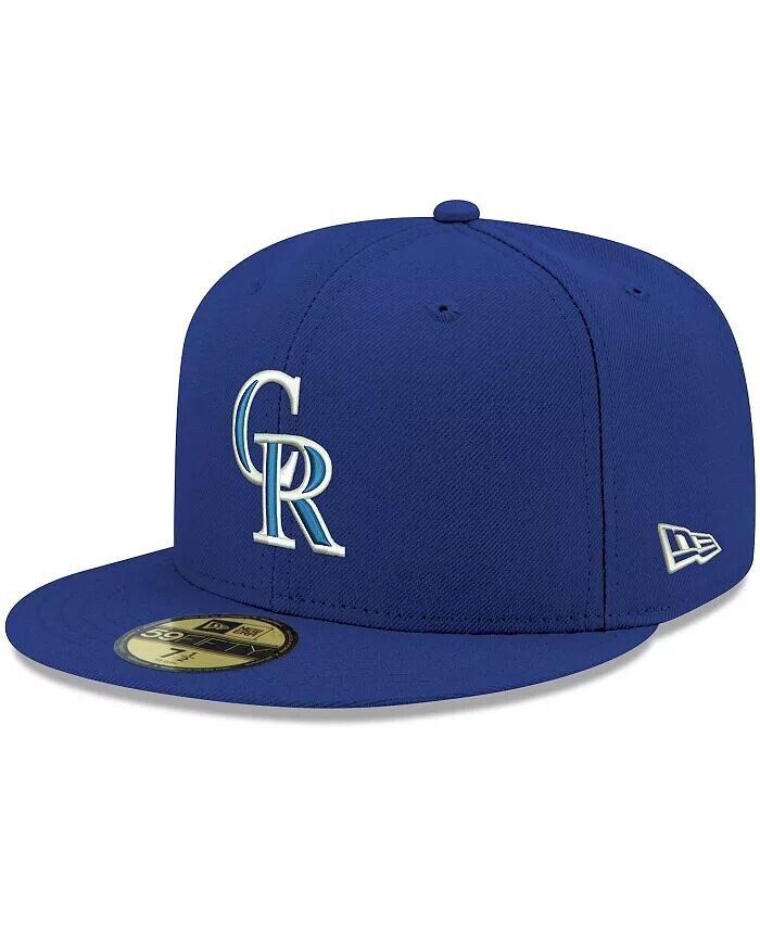 Мужская приталенная шляпа Royal Colorado Rockies Logo белая 59FIFTY New Era, синий
Мужская приталенная шляпа Royal Colorado Rockies Logo белая 59FIFTY New Era, синий