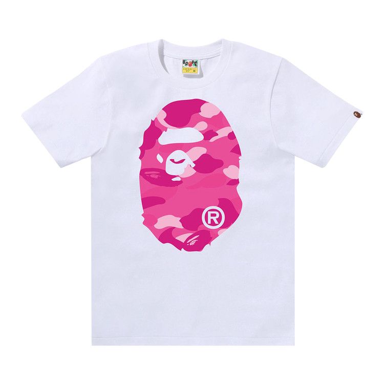 Футболка BAPE Color Camo Big Ape Head Tee 'White/Pink'
Футболка BAPE Color Camo Big Ape Head Tee 'White/Pink'
