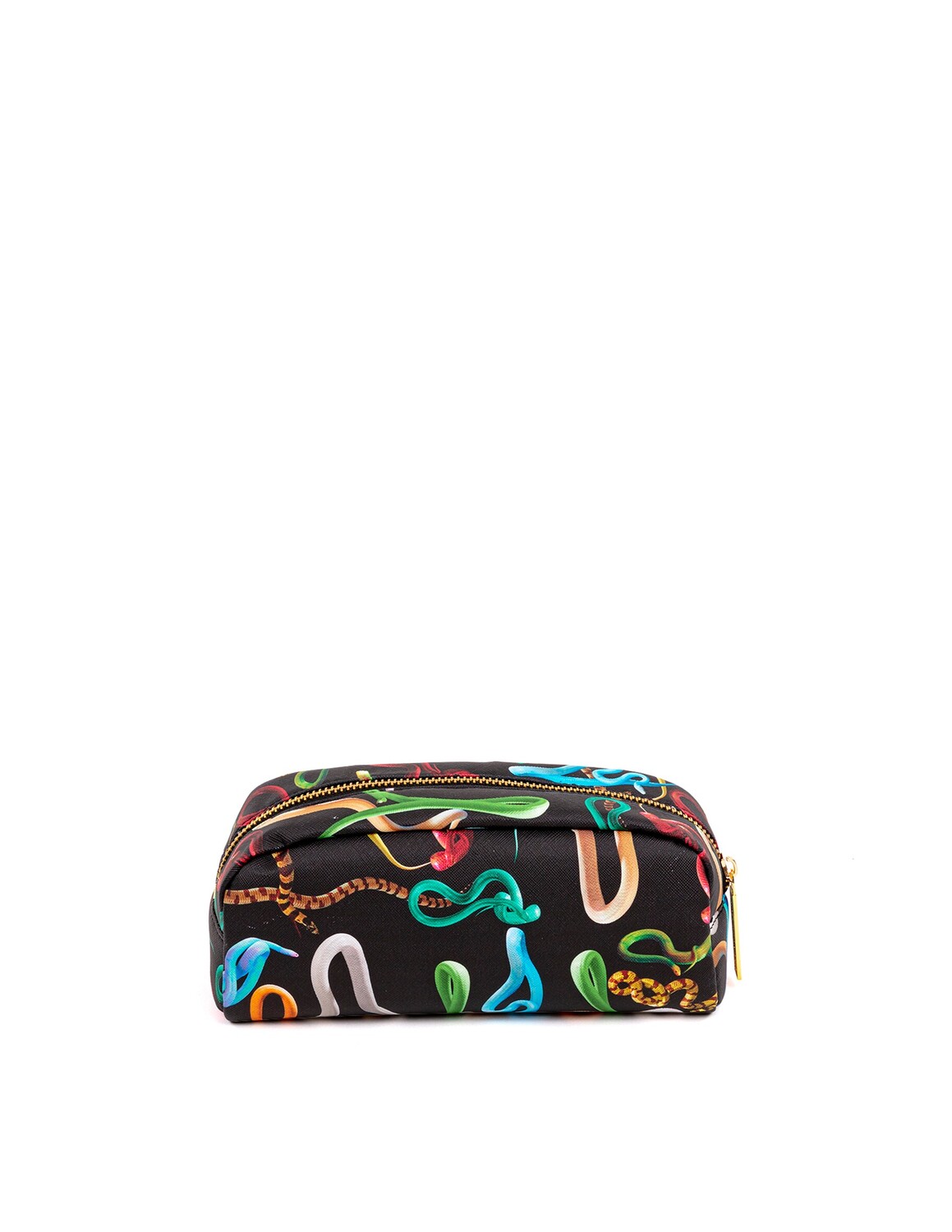 Клатч со змеями и принтом на туалетной бумаге Seletti 
Клатч со змеями и принтом на туалетной бумаге Seletti