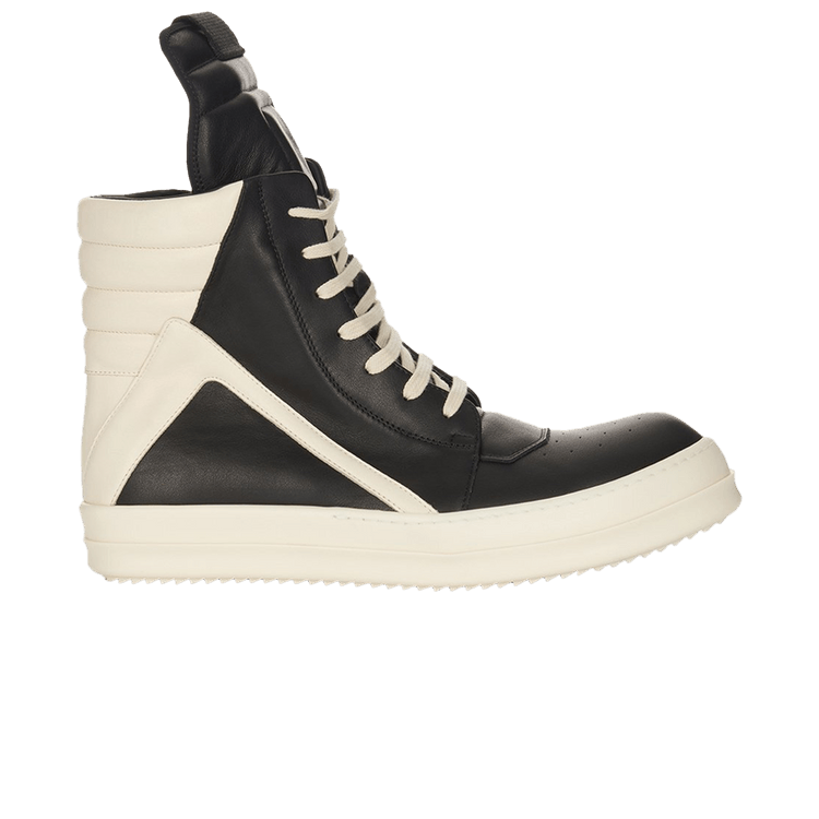 Кроссовки Rick Owens Hollywood Geobasket High 'Black Milk', черный 
Кроссовки Rick Owens Hollywood Geobasket High 'Black Milk', черный