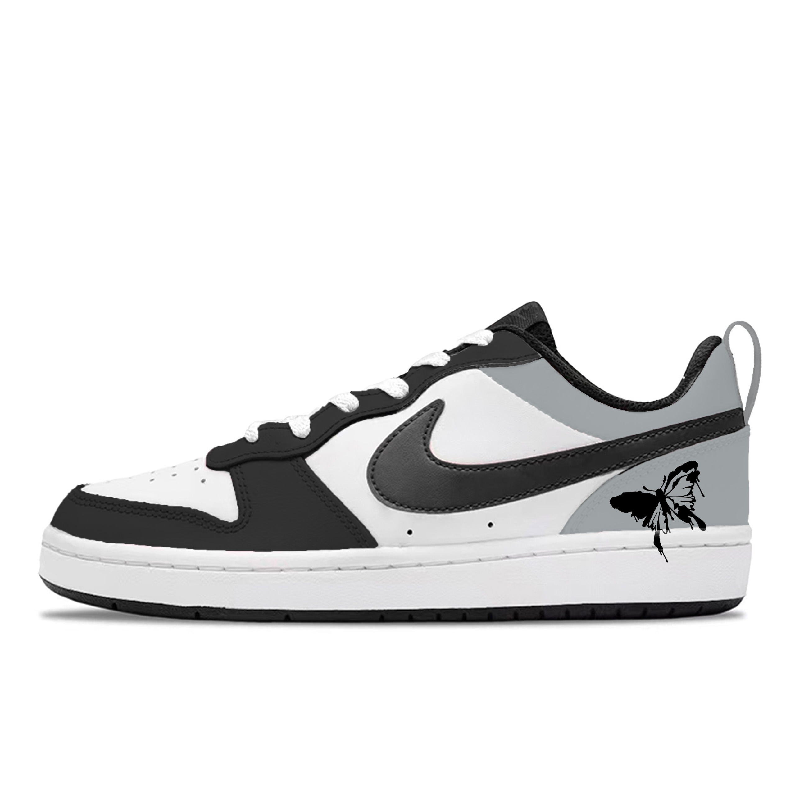 Nike Кроссовки для скейтбординга Court Borough Ink Butterfly Leaping White устойчивые к истиранию низкие черные белые серые детские
Nike Кроссовки для скейтбординга Court Borough Ink Butterfly Leaping White устойчивые к истиранию низкие черные белые серые детские