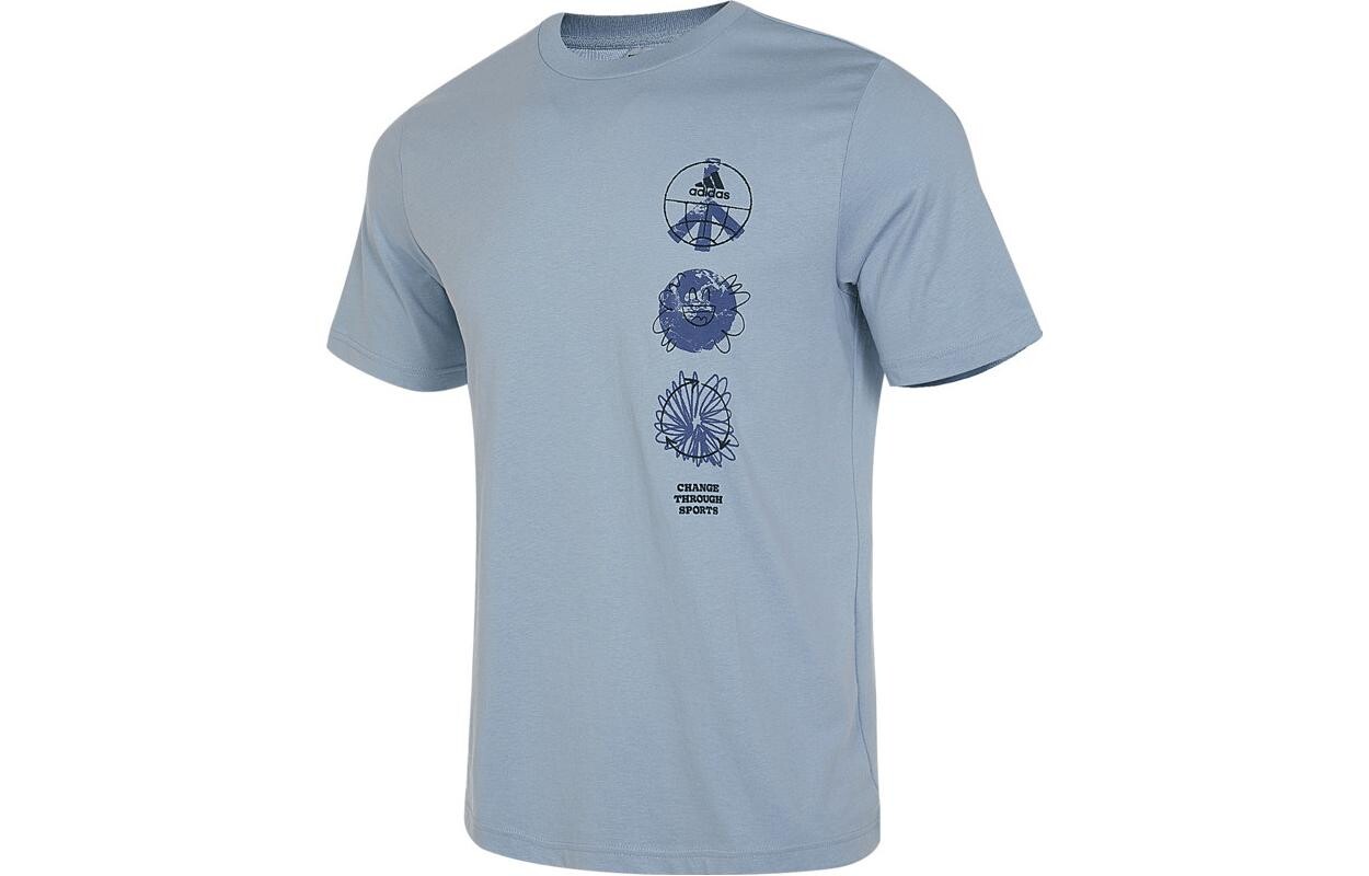 Футболка мужская синяя Adidas, синий
Футболка мужская синяя Adidas, синий