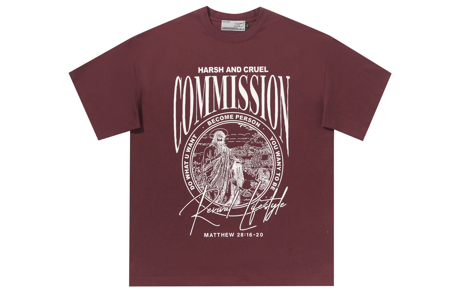 Футболка унисекс HARSH AND CRUEL, Бургундия
Футболка унисекс HARSH AND CRUEL, Бургундия