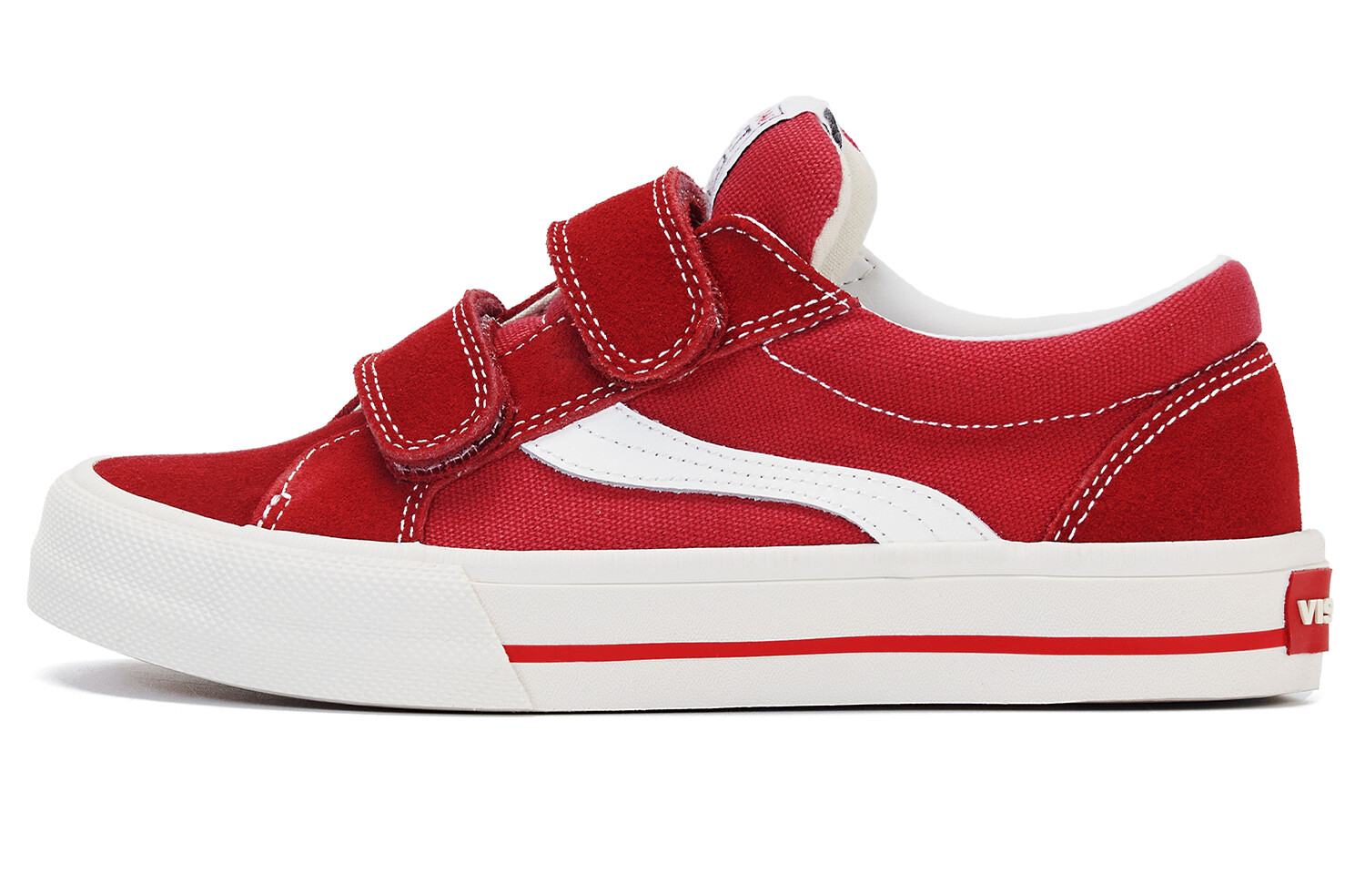 Детские парусиновые туфли Детские низкие красные/белые Vision Street Wear, темно-красный 
Детские парусиновые туфли Детские низкие красные/белые Vision Street Wear, темно-красный