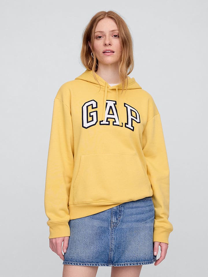 Толстовка желтого цвета GAP
Толстовка желтого цвета GAP