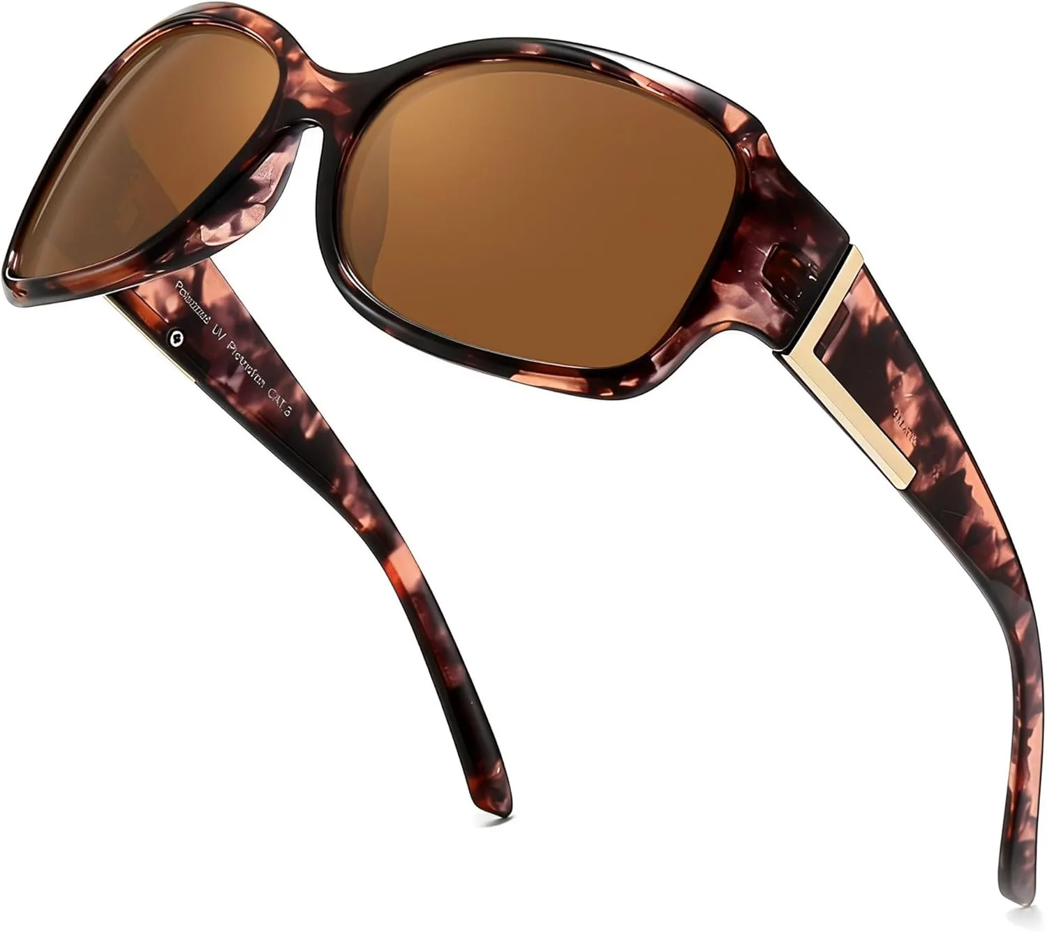 Поляризованные солнцезащитные очки LVIOE для женщин, модные солнцезащитные очки обтекаемой формы с защитой от УФ-излучения UV400 LS6202, A3 Tortoise/Brown
Поляризованные солнцезащитные очки LVIOE для женщин, модные солнцезащитные очки обтекаемой формы с защитой от УФ-излучения UV400 LS6202, A3 Tortoise/Brown