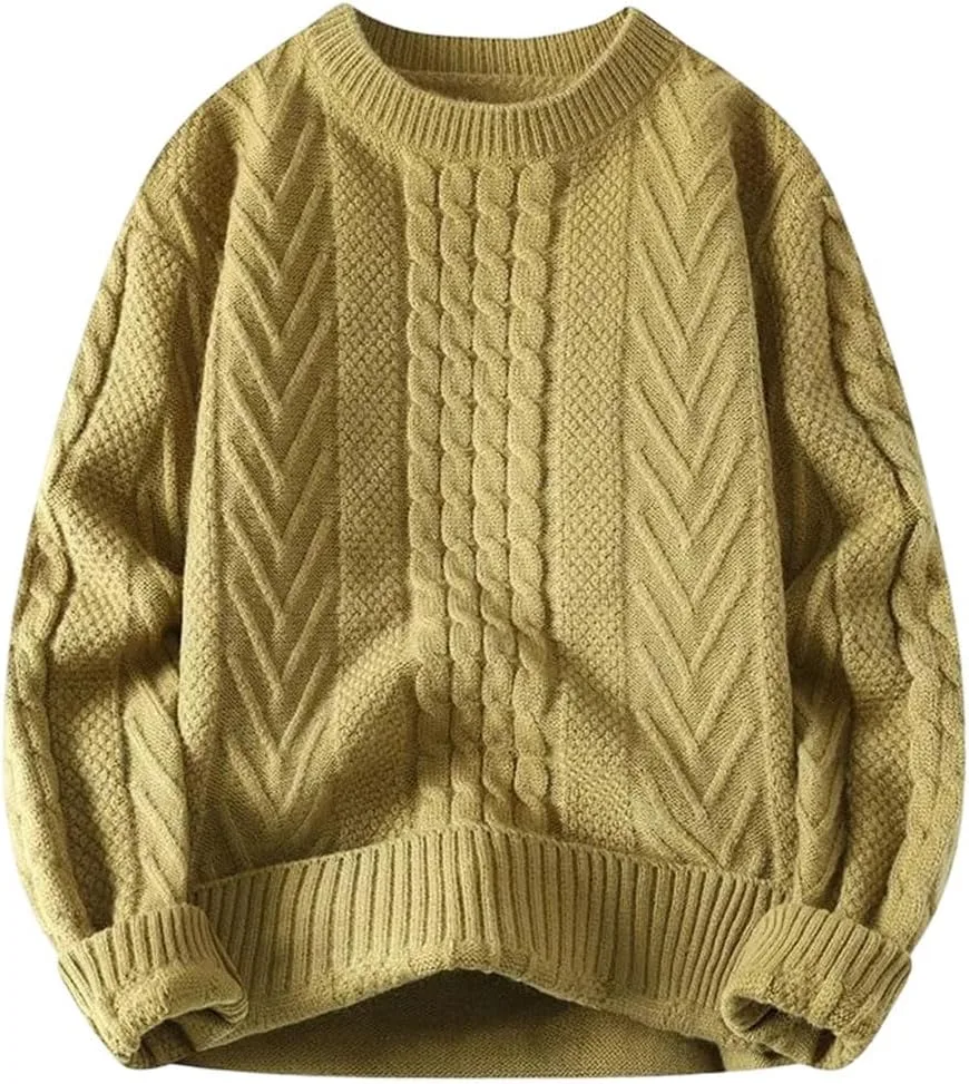 Мужской свитер на осень-зиму из утепленного флиса, свободный и теплый
Мужской свитер на осень-зиму из утепленного флиса, свободный и теплый