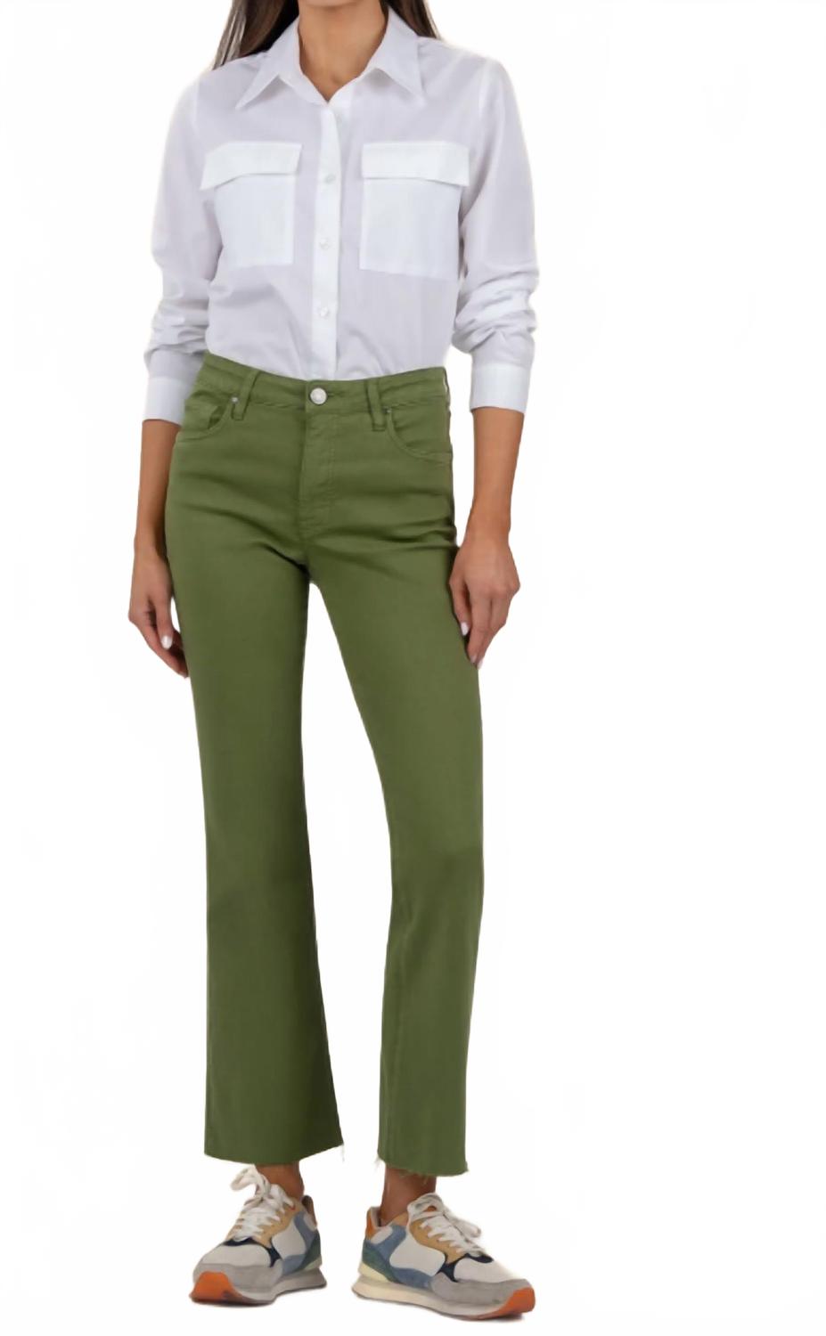 Брюки Kelsey с высокой посадкой в цвете армейский зеленый KUT FROM THE KLOTH
Брюки Kelsey с высокой посадкой в цвете армейский зеленый KUT FROM THE KLOTH