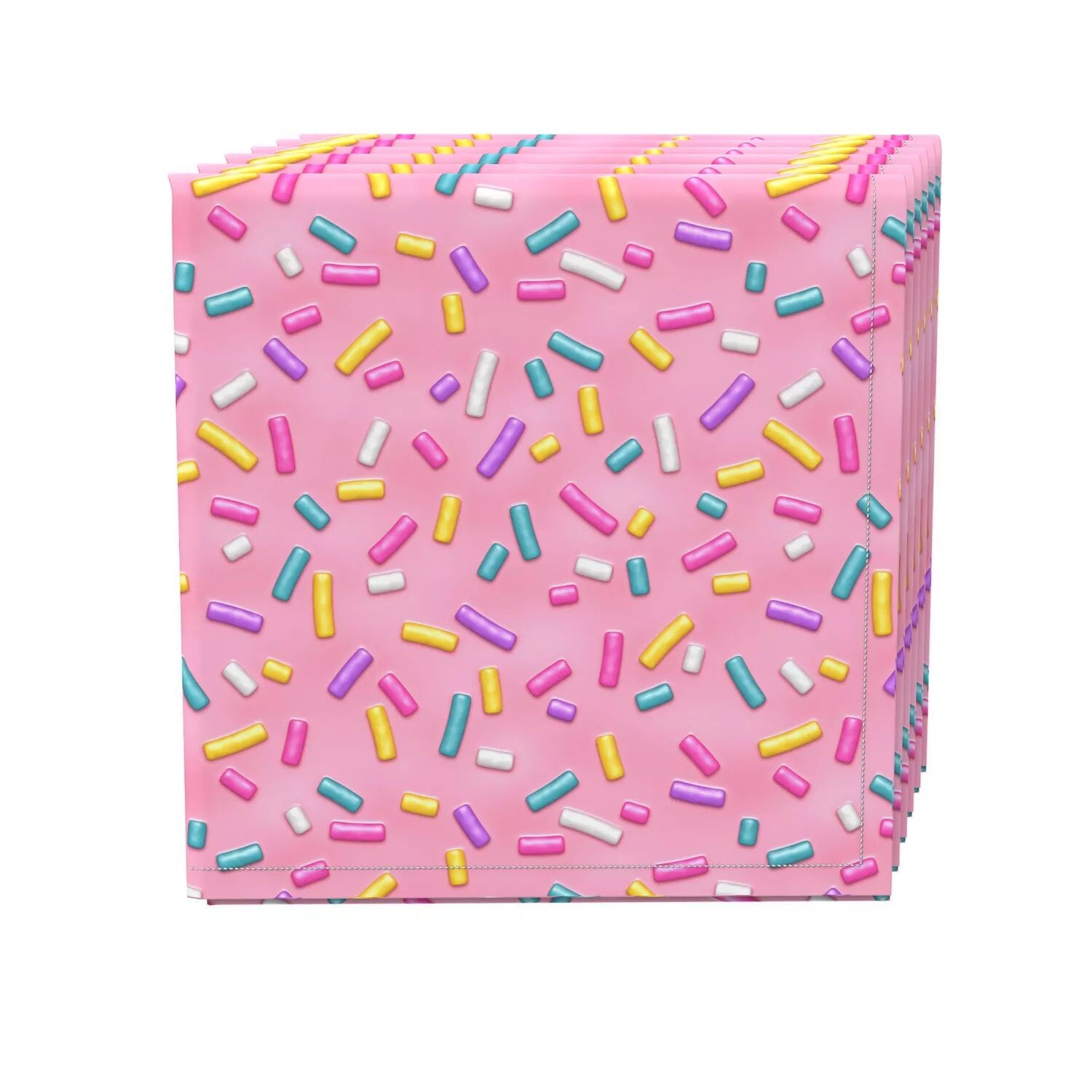 Набор салфеток, 100 % полиэстер, набор из 4 шт., 18x18 дюймов, Rainbow Sprinkles Pink
Набор салфеток, 100 % полиэстер, набор из 4 шт., 18x18 дюймов, Rainbow Sprinkles Pink
