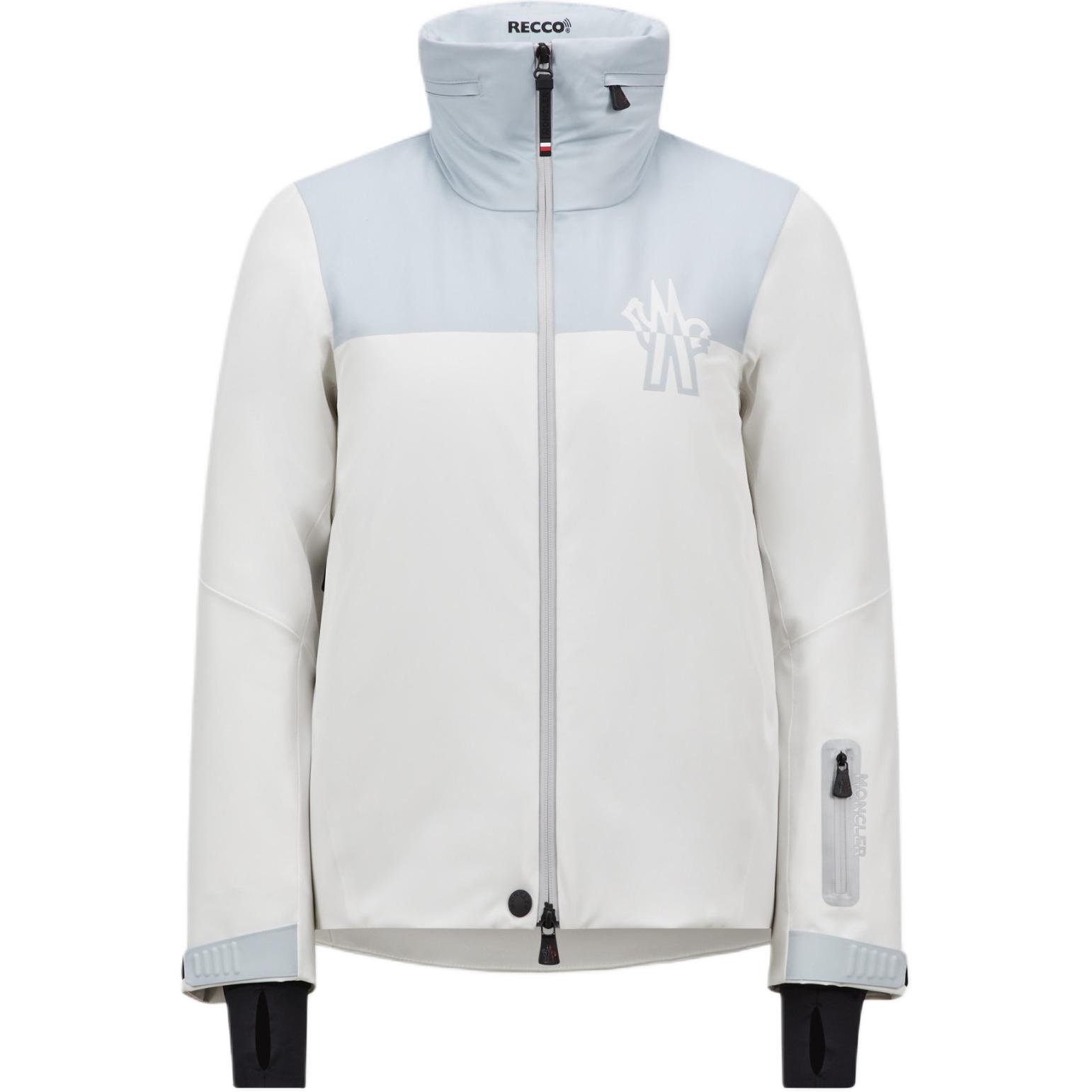Moncler Гренобльская куртка с высоким воротником на молнии, White and Light Blue
Moncler Гренобльская куртка с высоким воротником на молнии, White and Light Blue