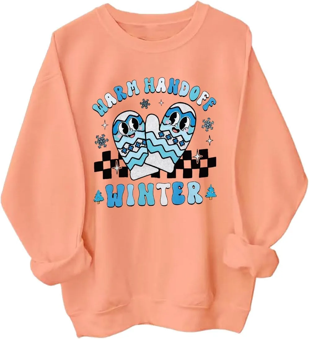 Теплый зимний свитшот с милыми мультяшными варежками Czbic
Теплый зимний свитшот с милыми мультяшными варежками Czbic