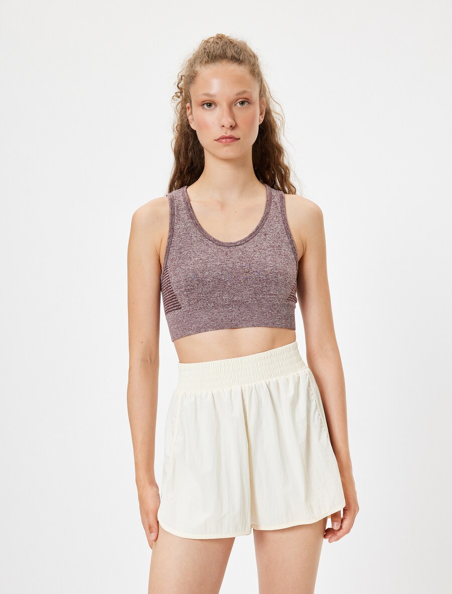 Спортивный бюстгальтер без косточек Koton, бордовый
Спортивный бюстгальтер без косточек Koton, бордовый