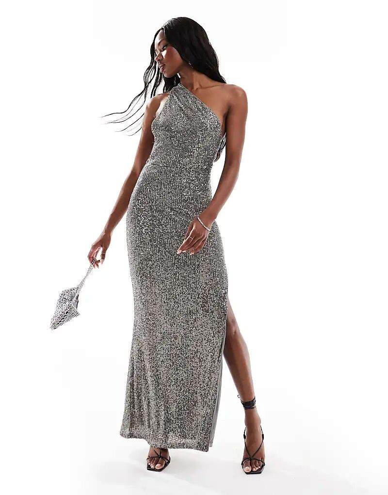 Макси-платье на одно плечо с пайетками и отделкой на бретелях сзади в серебристом цвете ASOS DESIGN
Макси-платье на одно плечо с пайетками и отделкой на бретелях сзади в серебристом цвете ASOS DESIGN