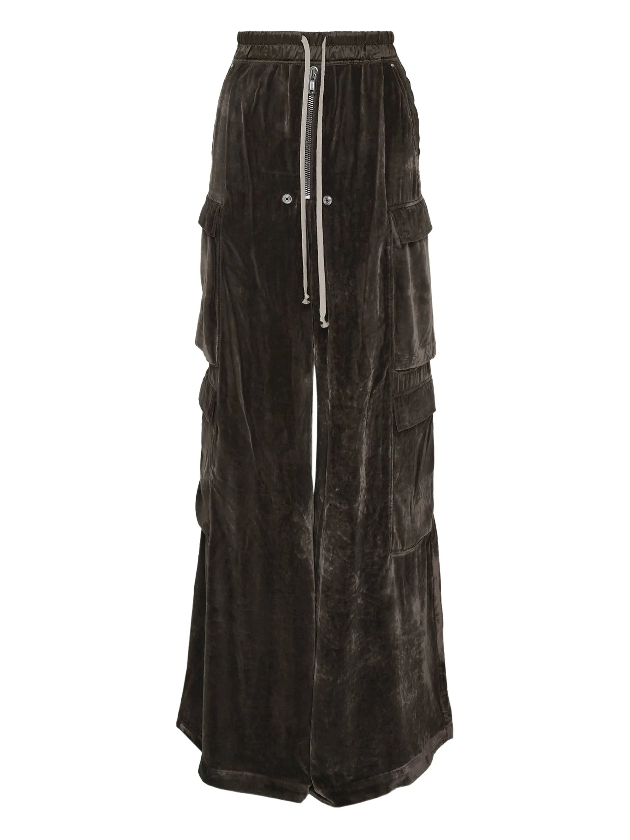 Брюки карго с кулиской Rick Owens, зеленый
Брюки карго с кулиской Rick Owens, зеленый