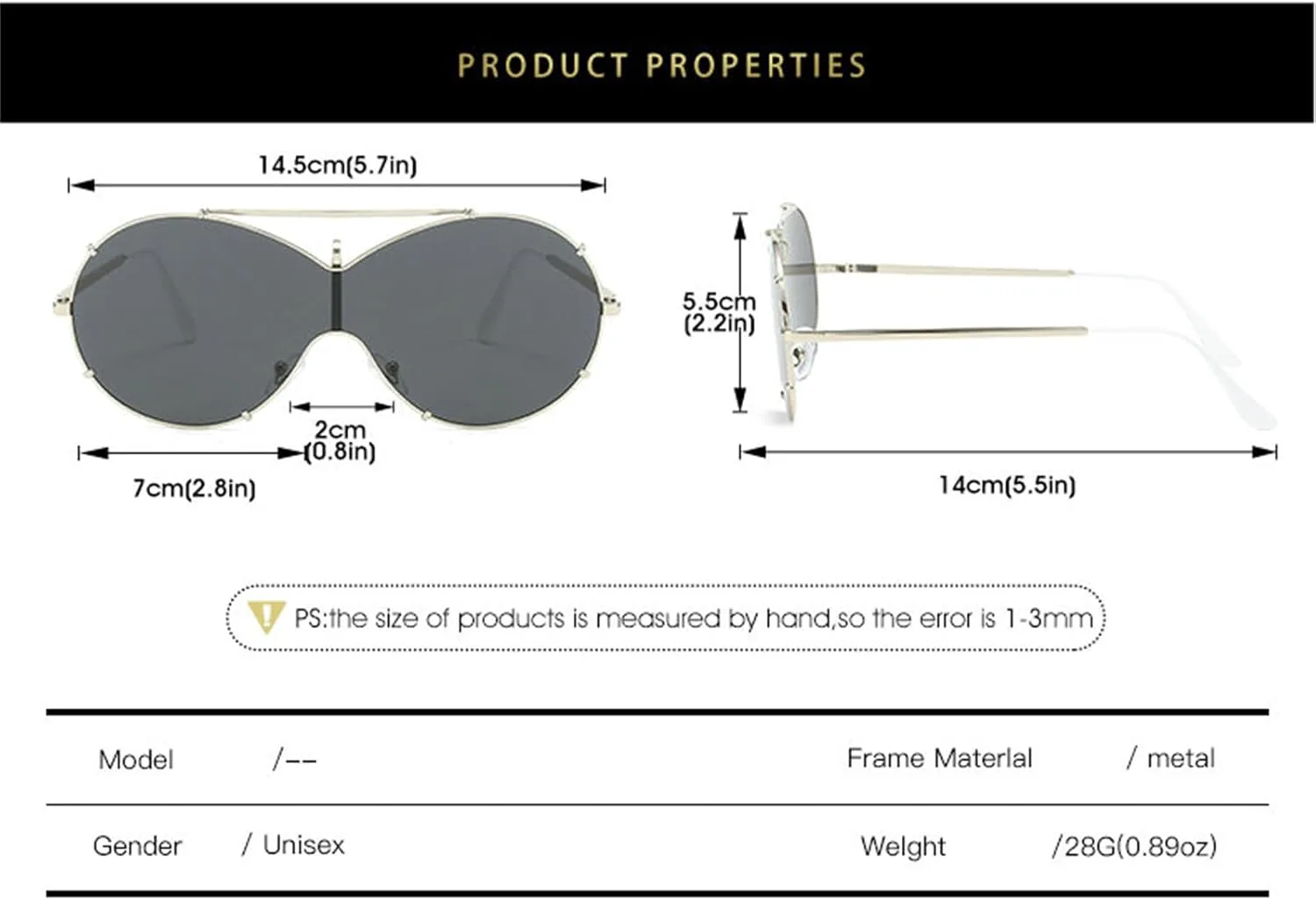 Willochra Модные солнцезащитные очки-щитки большого размера для женщин и мужчин, 2024 год. Стильные солнцезащитные очки-пилот в крупной оправе, Gold Gray
Willochra Модные солнцезащитные очки-щитки большого размера для женщин и мужчин, 2024 год. Стильные солнцезащитные очки-пилот в крупной оправе, Gold Gray