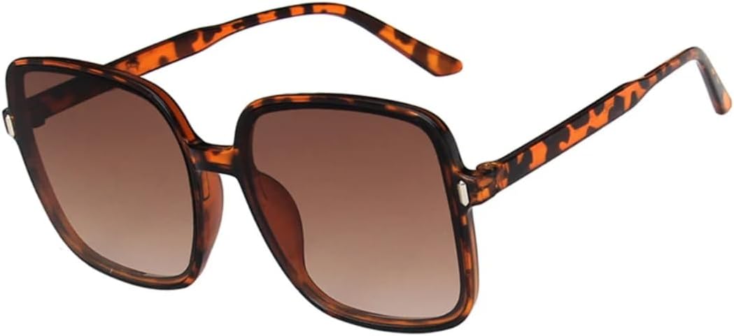 Солнцезащитные очки с защитой UV400 | Большая оправа, линзы конфетного цвета | Для женщин и мужчин, для занятий спортом на открытом воздухе и вождения DSVIGF, Leopard Brown
Солнцезащитные очки с защитой UV400 | Большая оправа, линзы конфетного цвета | Для женщин и мужчин, для занятий спортом на открытом воздухе и вождения DSVIGF, Leopard Brown