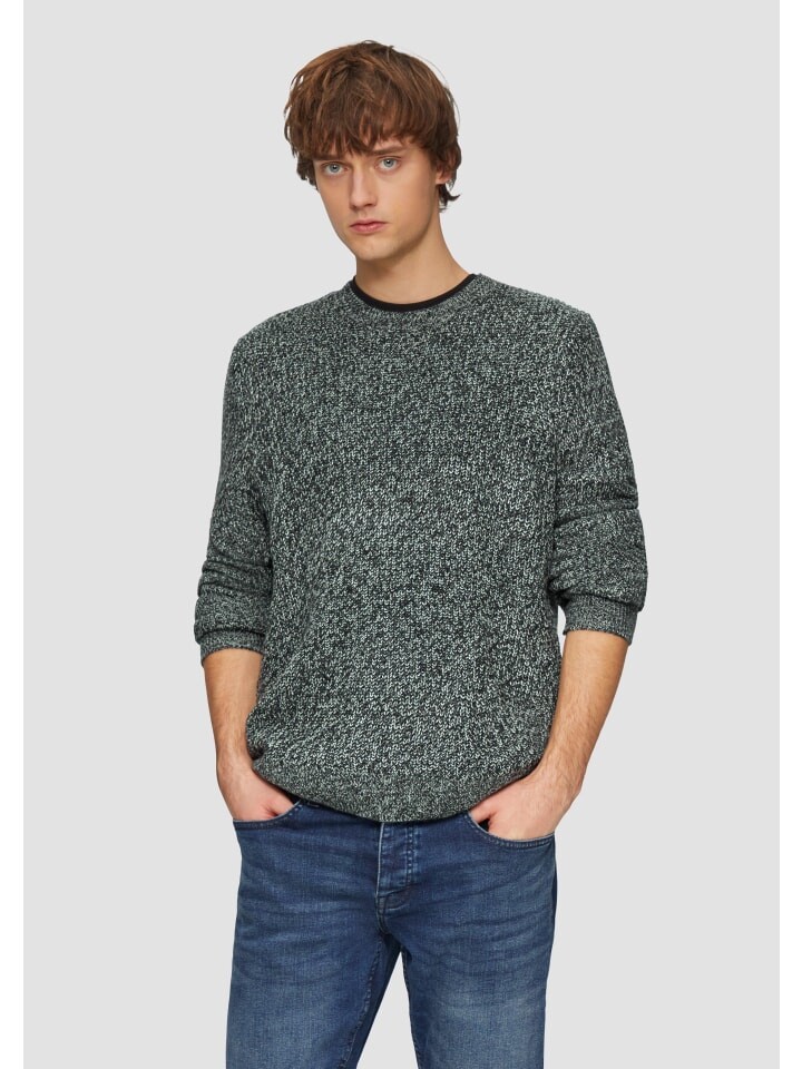 Пуловер QS Strickpullover langarm, зеленый
Пуловер QS Strickpullover langarm, зеленый