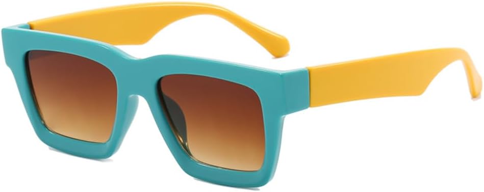 Популярные женские солнцезащитные очки в стиле ретро, мужские солнцезащитные очки с защитой от УФ-излучения UV400, классические очки с зеркальными дужками конфетных цветов KTUCN, Blue Brown
Популярные женские солнцезащитные очки в стиле ретро, мужские солнцезащитные очки с защитой от УФ-излучения UV400, классические очки с зеркальными дужками конфетных цветов KTUCN, Blue Brown