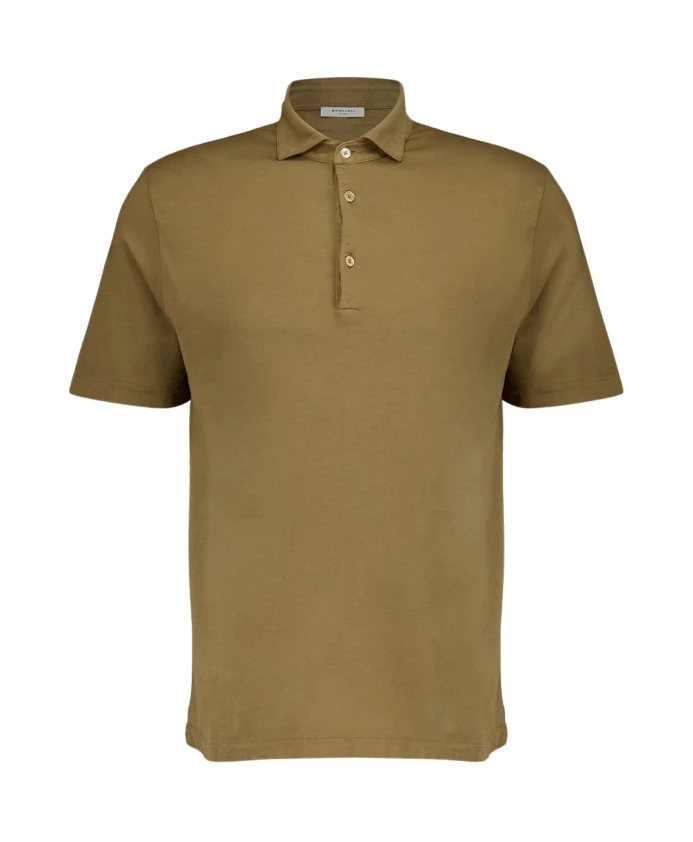 Хлопковая рубашка-поло, орехово-коричневого цвета. Boglioli, коричневый
Хлопковая рубашка-поло, орехово-коричневого цвета. Boglioli, коричневый