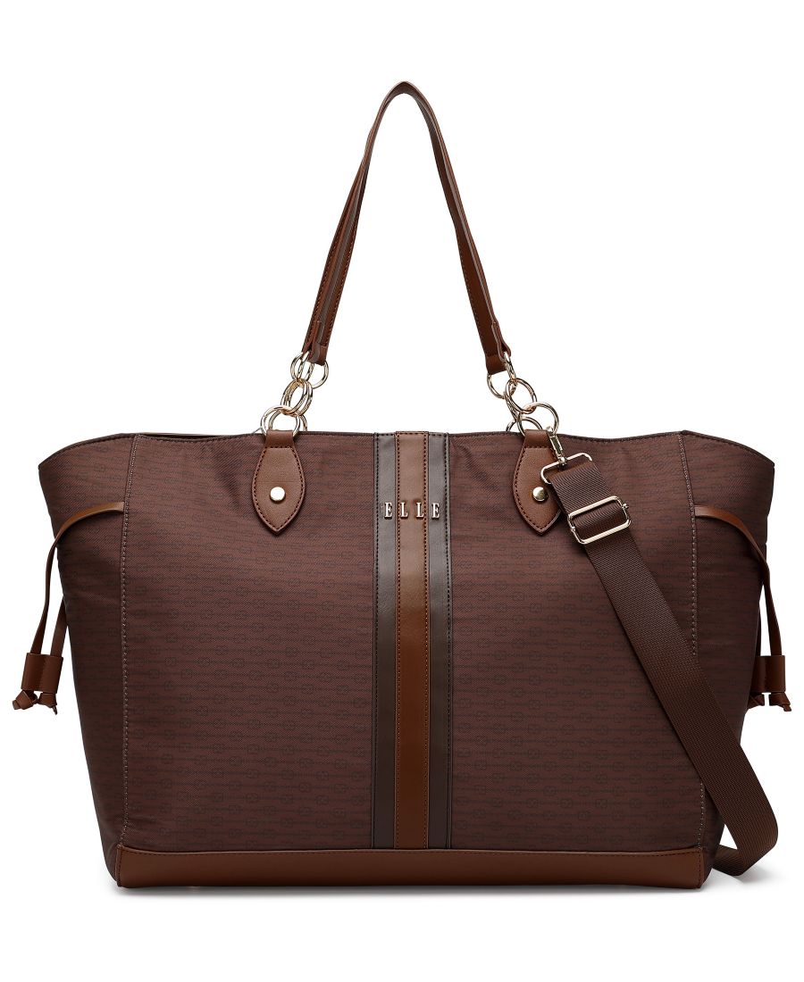 Сумка-шоппер Eleganza Monogram Weekender объемом 32 литра ELLE, коричневый
Сумка-шоппер Eleganza Monogram Weekender объемом 32 литра ELLE, коричневый