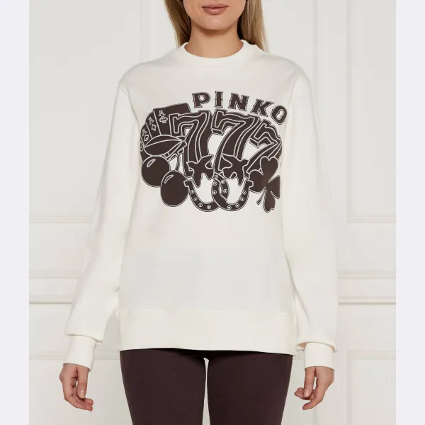 Толстовка обычного кроя Pinko, экрю
Толстовка обычного кроя Pinko, экрю