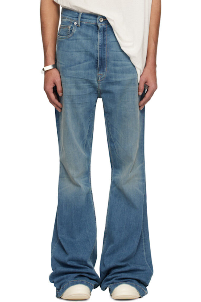 Джинсы цвета индиго Hollywood Bolan Bootcut Rick Owens DRKSHDW
Джинсы цвета индиго Hollywood Bolan Bootcut Rick Owens DRKSHDW