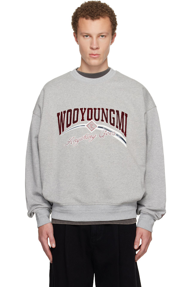 Wooyoungmi Серая толстовка с линзовидным логотипом, Серый, Wooyoungmi Серая толстовка с линзовидным логотипом
Wooyoungmi Серая толстовка с линзовидным логотипом, Серый, Wooyoungmi Серая толстовка с линзовидным логотипом