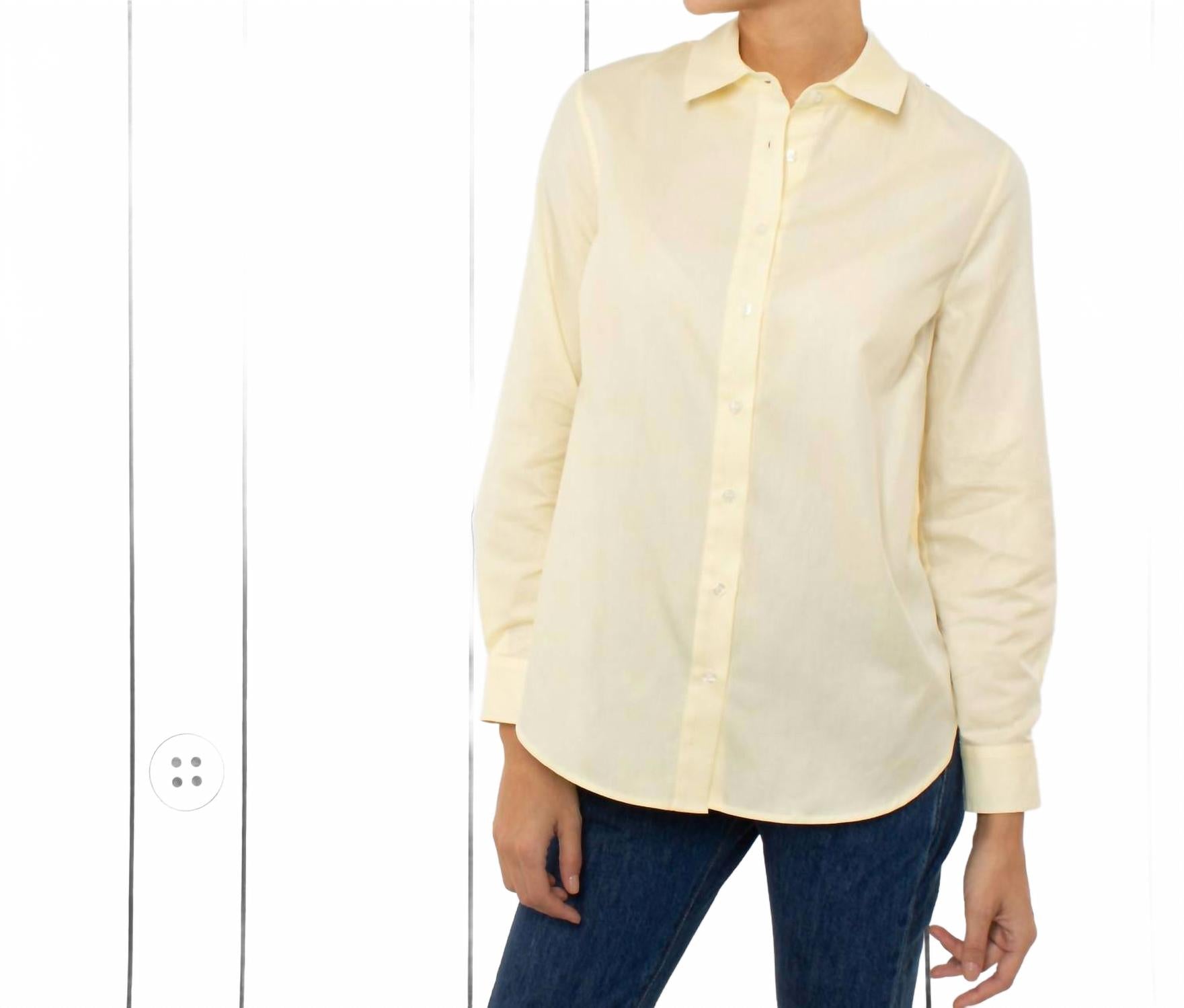 Рисковый бизнес Рубашка в бледно-лунном желтом Thirteen Seven
Рисковый бизнес Рубашка в бледно-лунном желтом Thirteen Seven