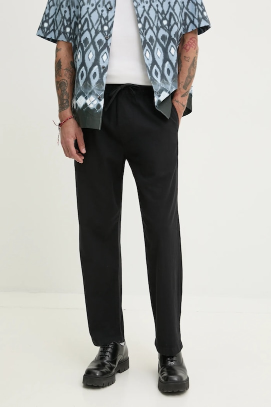 Брюки с добавлением льна Hollister Co., черный
Брюки с добавлением льна Hollister Co., черный